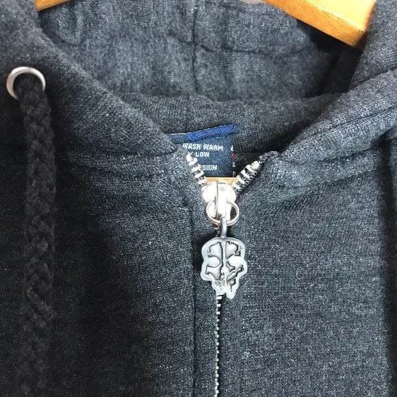 Call Of Duty Ghosts Men's Small Gray Full Zip Sweater Hoodie - Picture 6 of 12